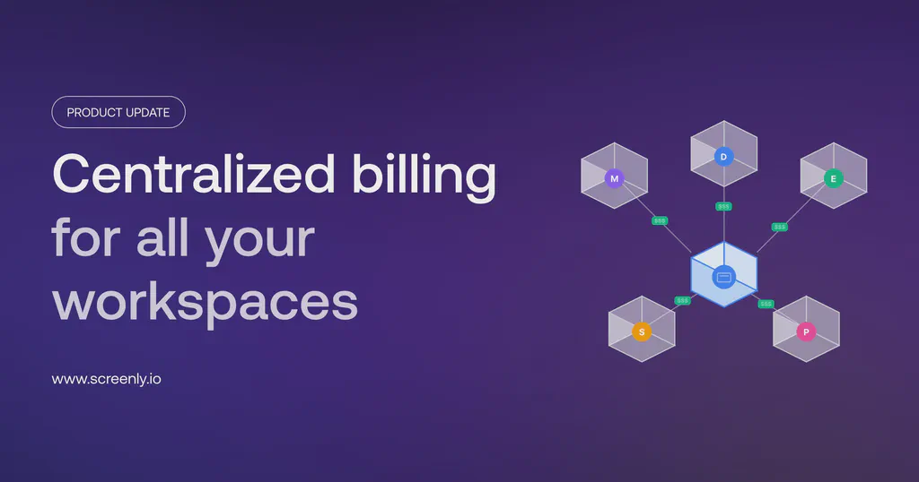 Centralized billing for all your workspaces