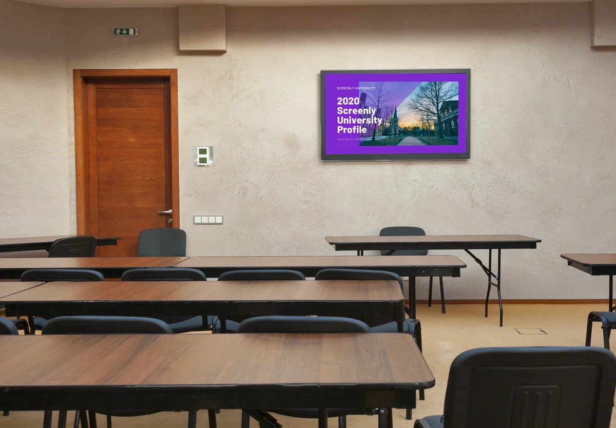 Digital signage for schools does not have to be costly or complicated. Screenly provides a cost-effective and convenient solution.