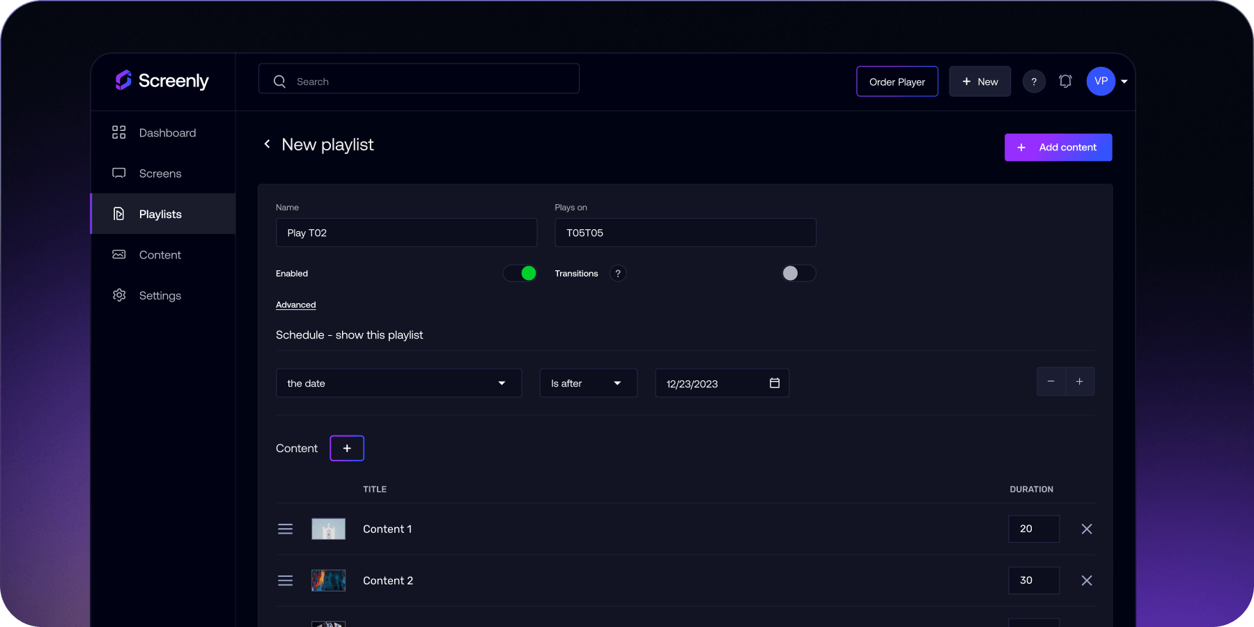 Screenly - Display Content | End Users