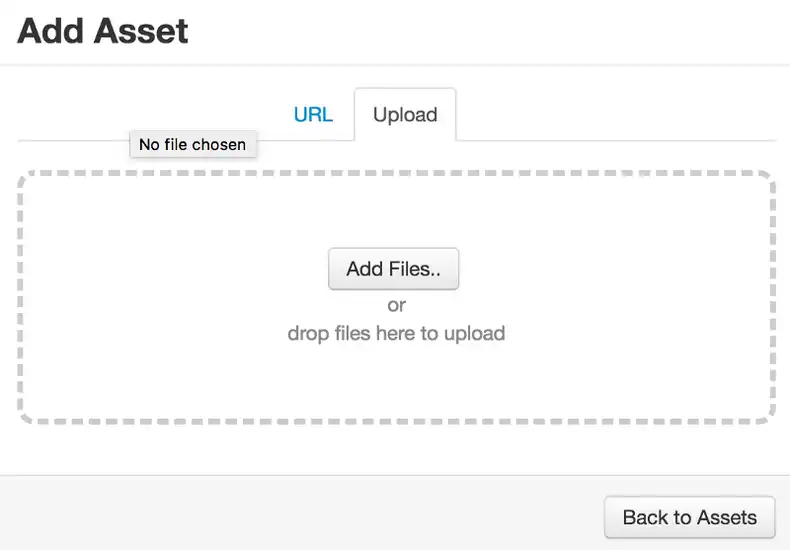 Batch add assets