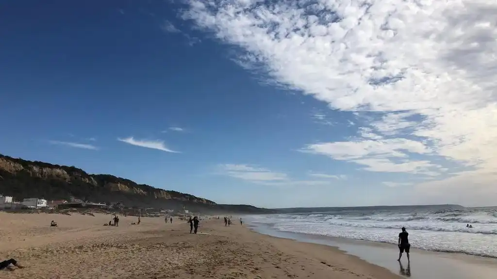 An October afternoon at the beautiful Fonta da Telha beach near Lisbon.