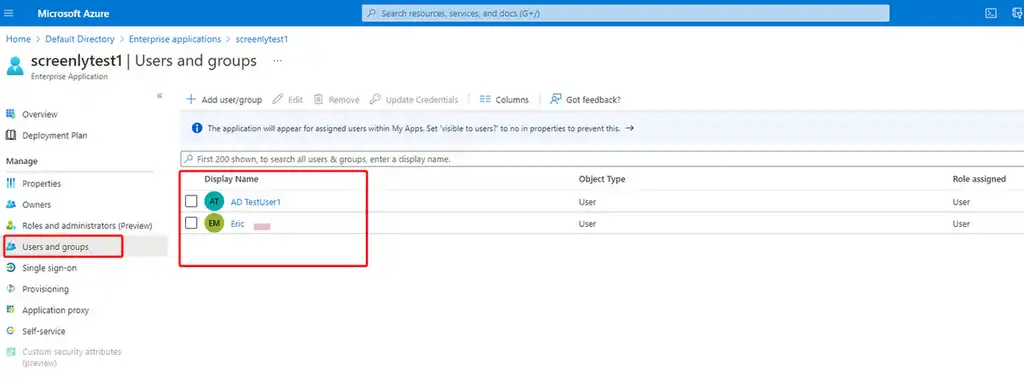 Microsoft Entra ID SAML set up step 3.