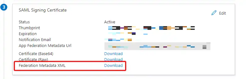 Microsoft Entra ID SAML set up step 7.